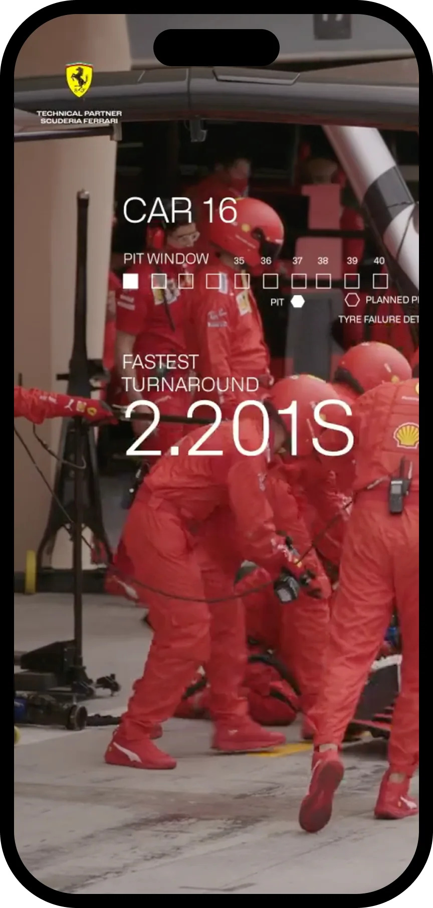Palantir × Scuderia Ferrari · Content programme